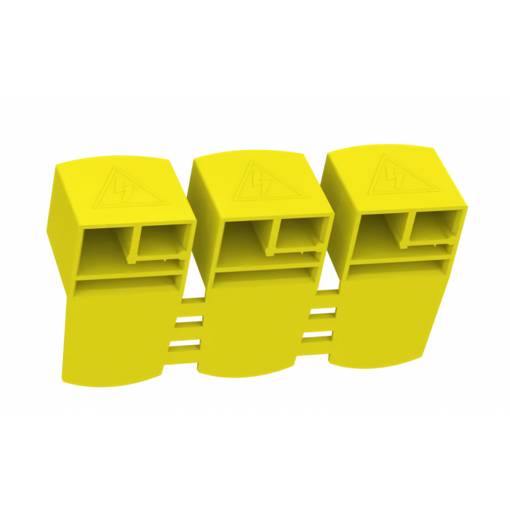 Schneider - Lot de 12 protèges dents dent de peigne horizontal Acti9 iDT40 et Resi9 XP