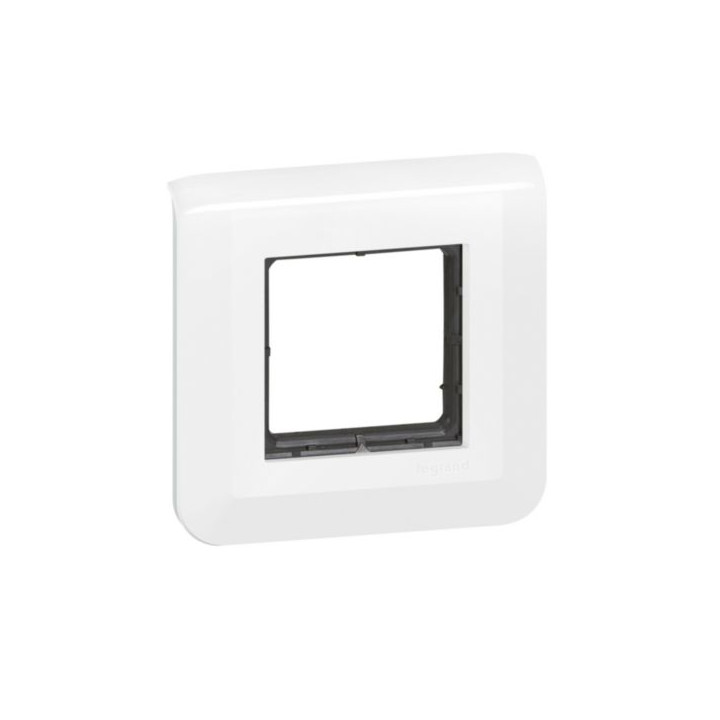 Legrand Mosaic - Plaque 2 modules - 1 poste + support 1 poste Réf : 277802L+080251