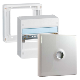 Legrand - Drivia - LOT - Coffret 1 Rangée - 13 Modules + porte + rehausse - Réf : 401211+401371+401331