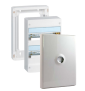 Legrand - Drivia - LOT - Coffret 2 Rangée - 13 Modules + porte + rehausse - Réf : 401212+401372+401332