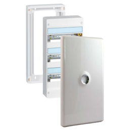 Legrand - Drivia - LOT - Coffret 3 Rangée - 13 Modules + porte + rehausse - Réf : 401213+401373+401333