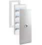 Legrand - Drivia - LOT - Coffret 4 Rangée - 13 Modules + porte + rehausse - Réf : 401214+401374+401334