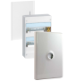 Legrand - Drivia - LOT - Coffret 2 Rangée - 13 Modules + porte + plaque de fond - Réf : 401212+401352+401332