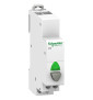 Schneider - Acti9 - iPB - Poussoir simple gris 1NO + voyant vert - 20A - 230V - Réf : SCHA9E18036