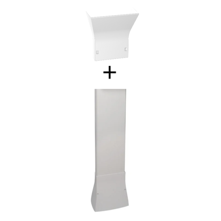 Schneider - Resi9 - kit goulotte 13M - 2 parties - corps - capot - cloisons - complet - R9HKT13+R9H13540