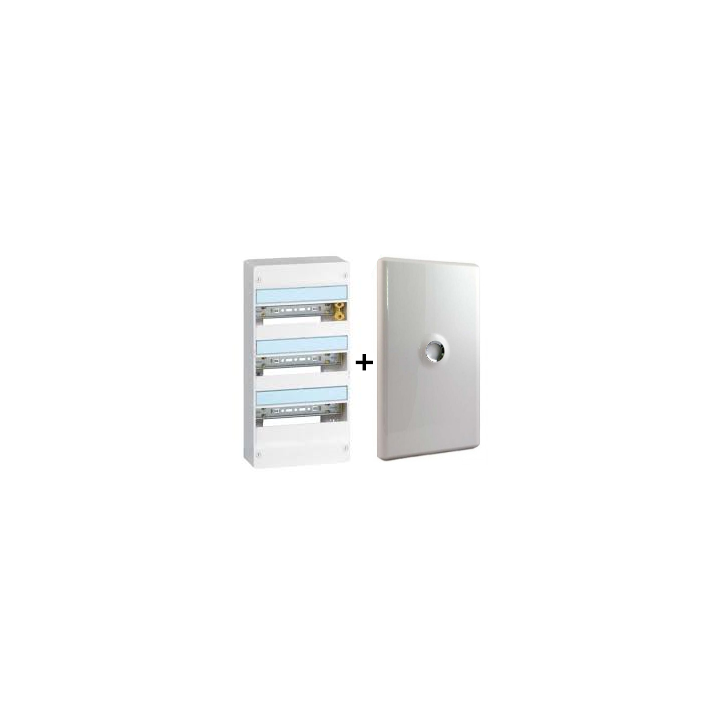 Legrand - LOT - Coffret DRIVIA 39 Modules + porte - 401213+401333