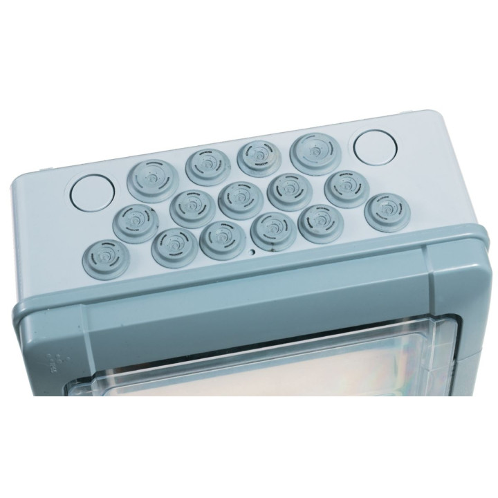 Legrand - Coffret étanche Plexo 36 modules + peigne verticale - 3 rangées - IP65/IK09 - 001923+405004