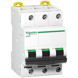 Schneider DT40 - Disjoncteur 3P - 32A - 6kA - courbe C - A9N21048