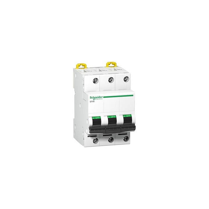 Schneider DT40 - Disjoncteur 3P - 40A - 6kA - courbe C - A9N21049
