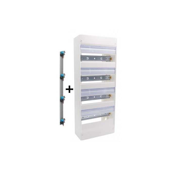 Legrand - LOT - Coffret DRIVIA 52 Modules + peigne vertical - 401214+405002