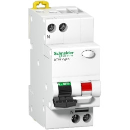Schneider - Prodis DT40 Vigi K - disj. différentiel 4,5kA 1P+N courbe C 16A - type AC 30mA - A9N21202