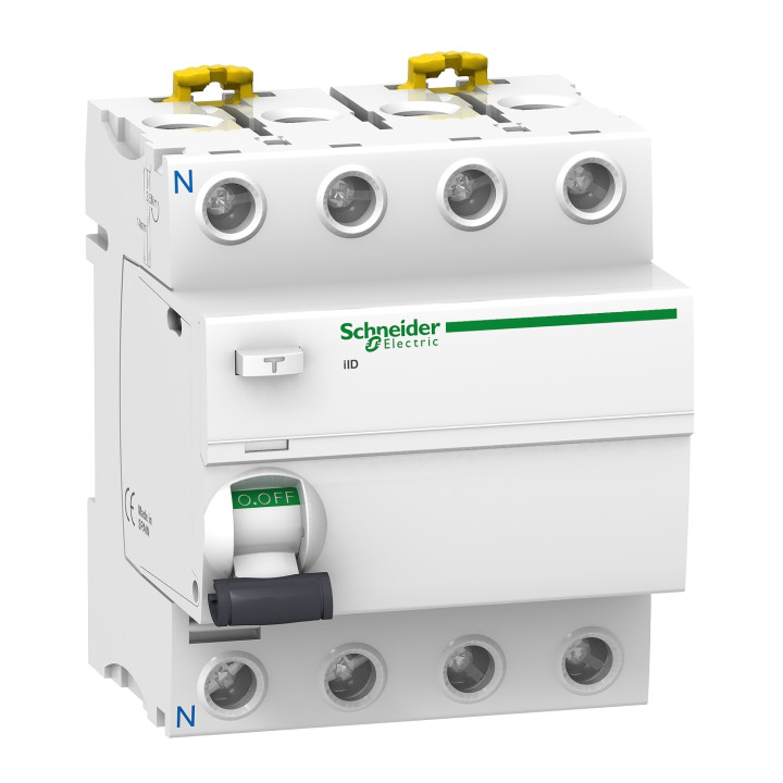 SCHNEIDER - Interrupteur Différentiel 4P - 25A - 30mA - AC - A9R11425