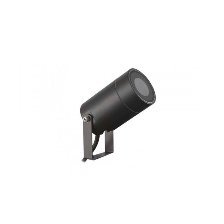 Miidex - Projecteur piquet slim (sans ampoule) - 230V - GU10 - Noir - IP65 - Réf : 70283