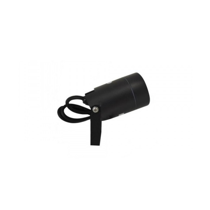 Miidex - Projecteur piquet slim (sans ampoule) - 230V - GU10 - Noir - IP65 - Réf : 70283