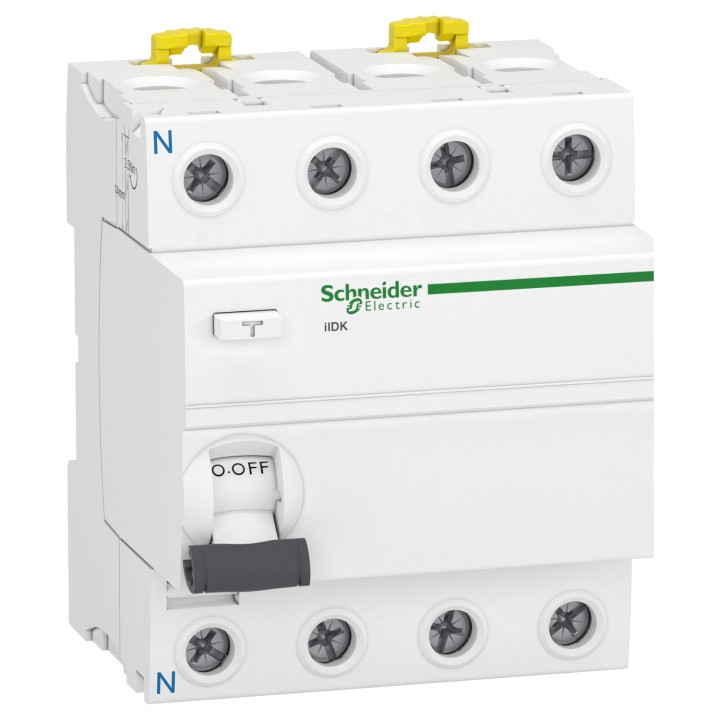 Schneider - ProDis iID K interrupteur différentiel PdC 4,5kA 4P 40A type AC 30mA - A9R55440