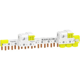 Schneider - Acti9 iDT40 - peigne avec connecteur - 1P+N - 12 modules de 18mm - 63A - A9XPP612