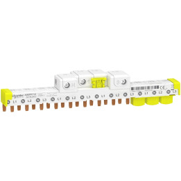 Schneider - Acti9 iDT40 - peigne avec connecteur - 3P+N - 12 modules de 18mm - 63A - A9XPP712