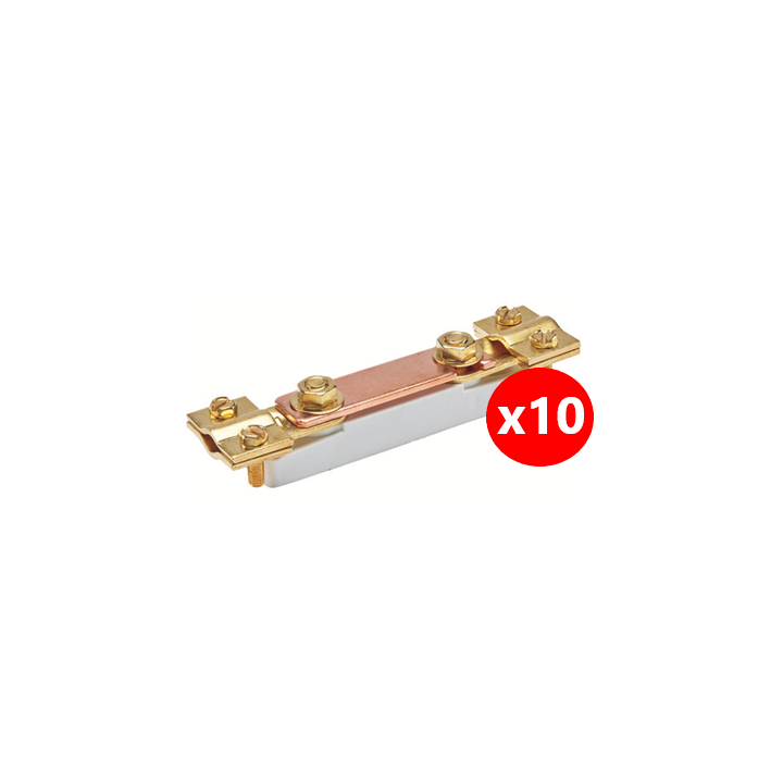 SIB - LOT - Barrette de coupure de terre plastique - Réf : P04389x10