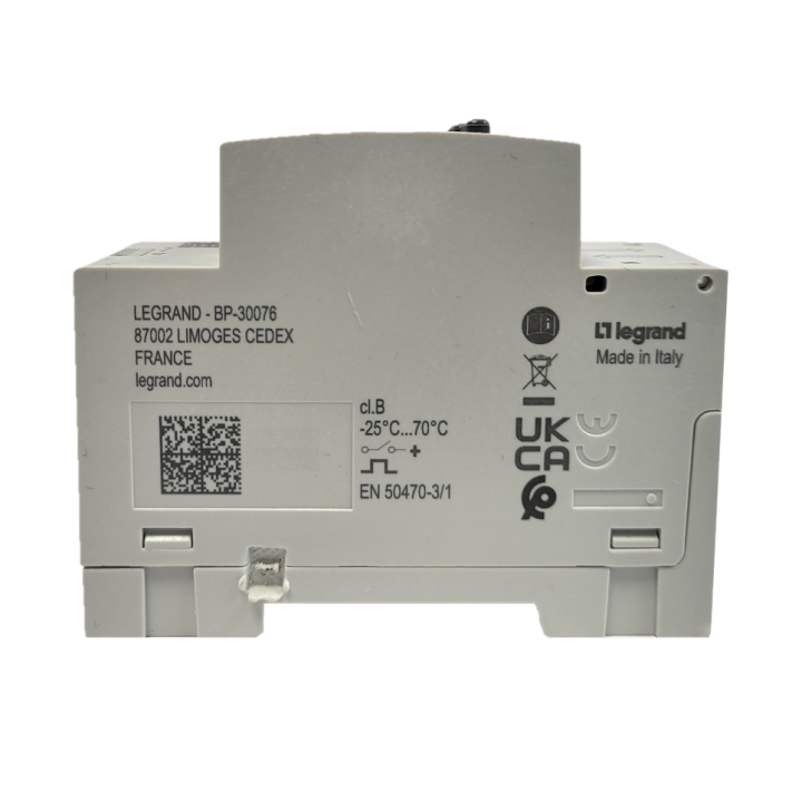 Legrand Compteur modulaire monophasé EMDX³ MID raccordement direct 63A - 2 modules - avec sortie et 1 entrée à impulsions 412082
