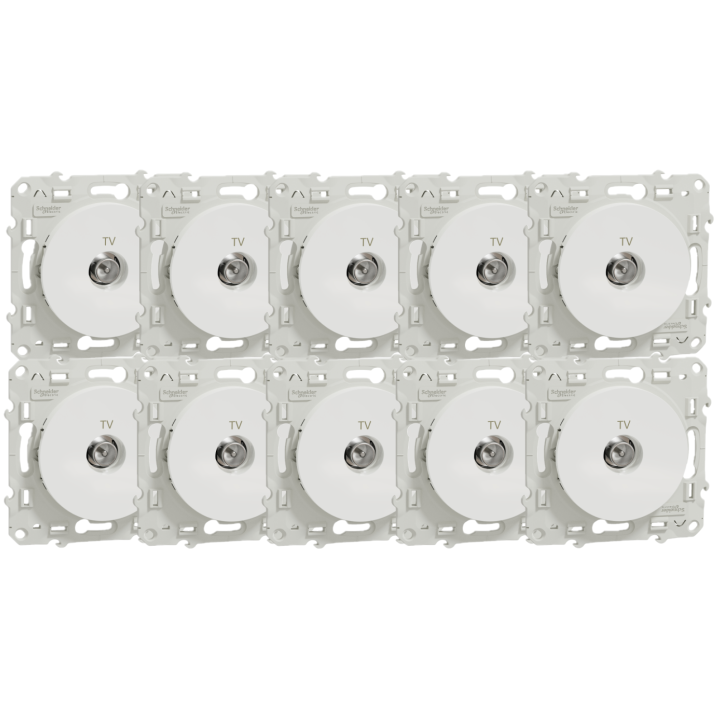 Schneider Odace - Prise TV simple - Réf : S520445x10