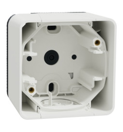 Schneider - Mureva Styl - Boîte 1 poste composable - en saillie - IP55 - IK08 - blanc - Réf : MUR39911
