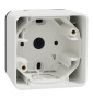 Schneider - Mureva Styl - Boîte 1 poste composable - en saillie - IP55 - IK08 - blanc - Réf : MUR39911