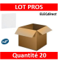 Legrand Batibox - Couvercle universel 80 x 80 - pour boîte 1 poste - 089281x20