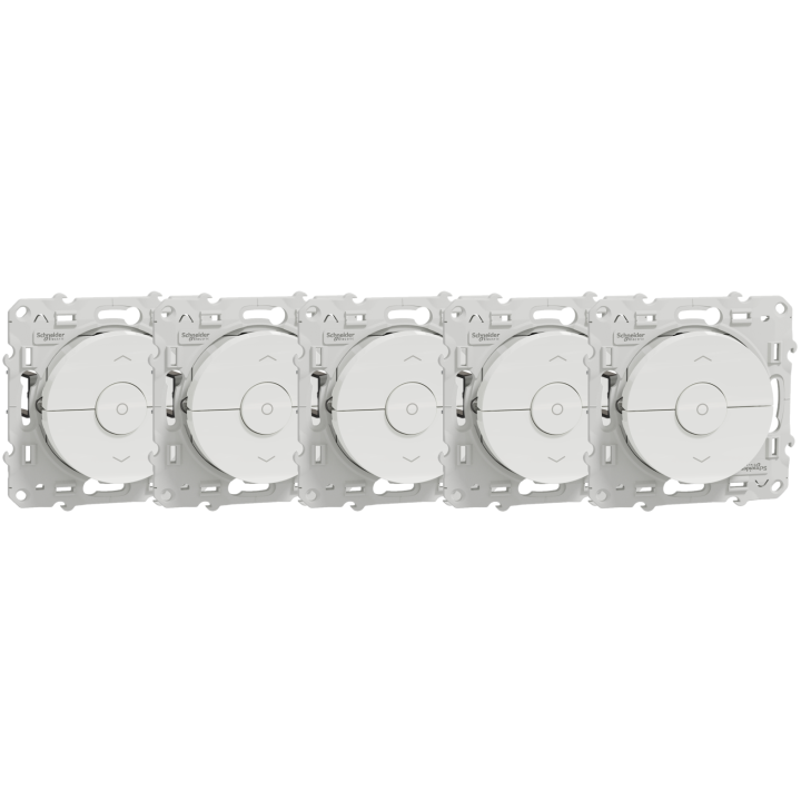 Schneider Odace - Interrupteur volets-roulant montée/descente/stop - Réf : S520208x5