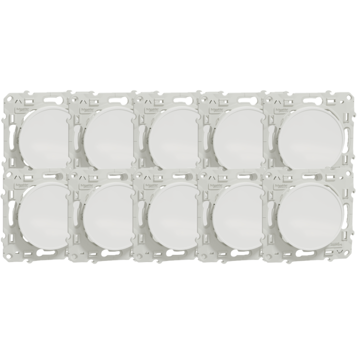 Schneider Odace - Obturateur blanc à vis - Réf : S520666x10
