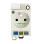 WAGO - Prise modulaire 2P+T 16A 250V avec voyant d'état - Réf : 709-571