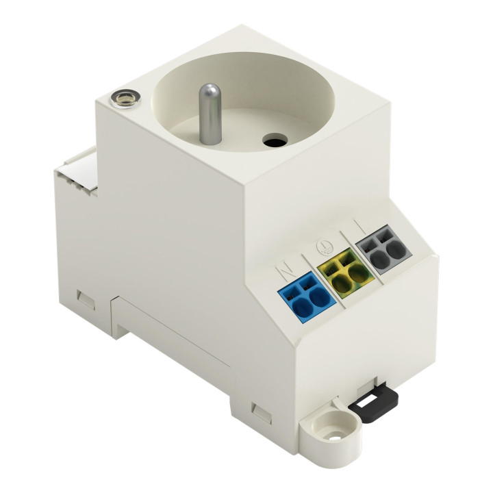 WAGO - Prise modulaire 2P+T 16A 250V avec voyant d'état - Réf : 709-571