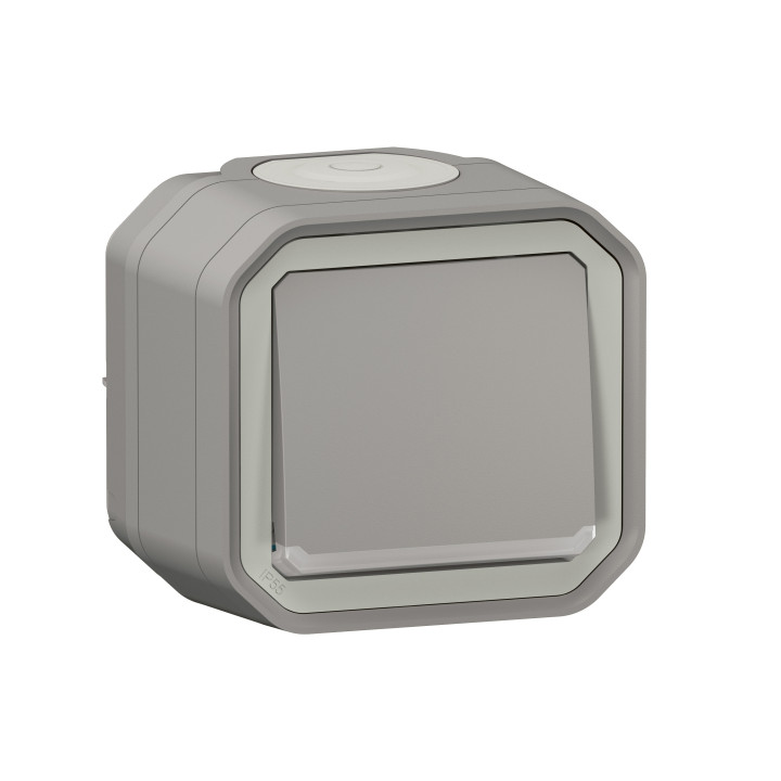 Legrand - Plexo - Interrupteur ou Va-et-Vient lumineux 10A - 250V - IP55/IK08 - Réf : 069713L