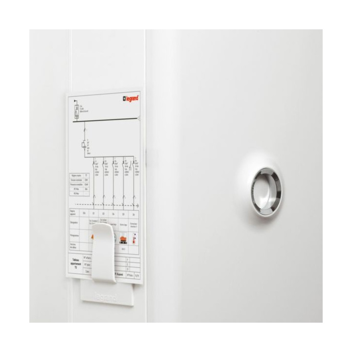 Legrand - Porte plan adhésif pour Coffret ou Porte DRIVIA 13 ou 18 modules - Réf : 401389