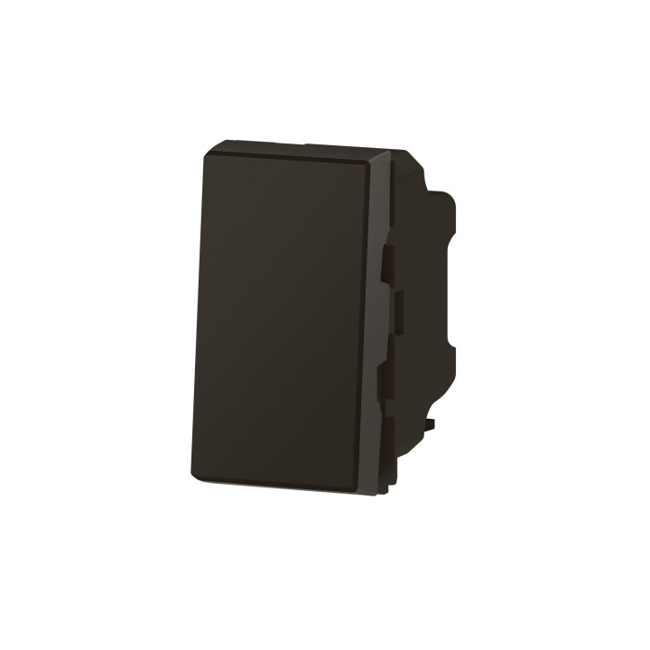 Legrand - Mosaic Easy LED - Interrupteur ou va-et-vient - 10AX - 250V~ - Noir Mat - 1 module - Réf : 079101L