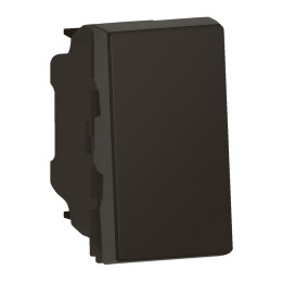 Legrand - Mosaic Easy LED - Interrupteur ou va-et-vient - 10AX - 250V~ - Noir Mat - 1 module - Réf : 079101L