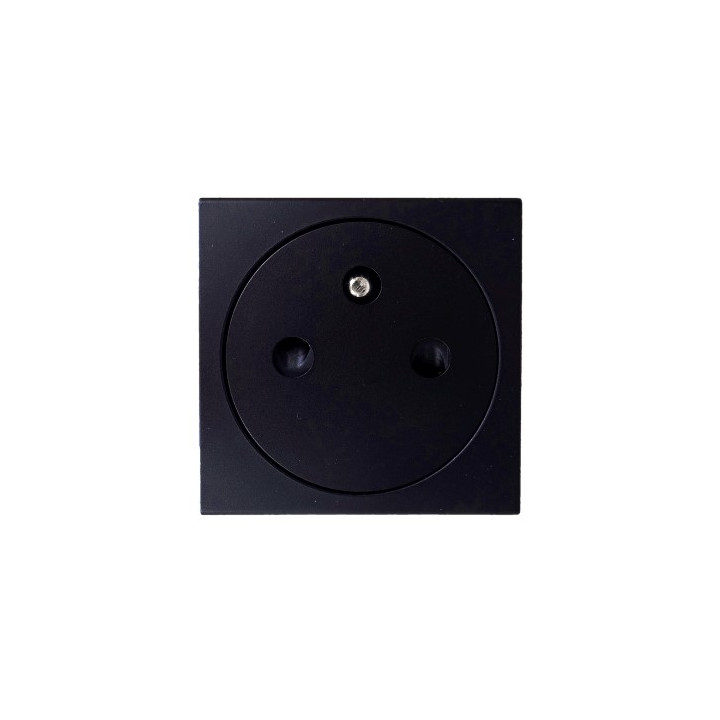 Legrand - Mosaic L - Prise de courant 2P+T 16A Surface - Bornes auto - Noir MAT - Réf : 079121L