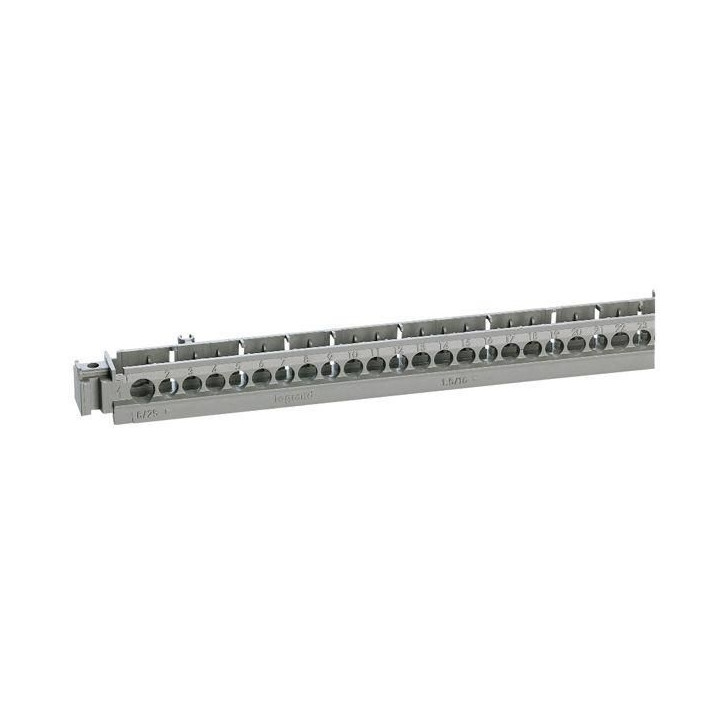 Legrand - Support de borniers - vide - 50 trous - pr coffrets Plexo³ 18 modules et XL³ 125 - 404821
