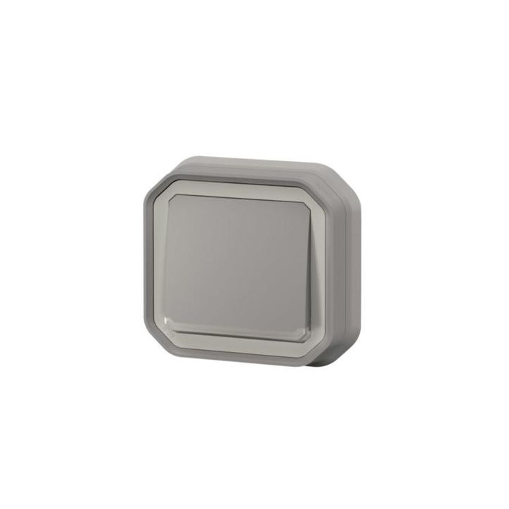 Legrand Plexo - Bouton poussoir - NO/F - Encastré - étanche IP55- Réf : 069540L+069681L