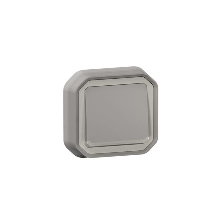 Legrand Plexo - Bouton poussoir - NO/F - Encastré - étanche IP55- Réf : 069540L+069681L