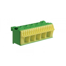Hager - Bornier Terre sans VIS - 17x4 mm² + 5x25 mm² - Réf : KN22E