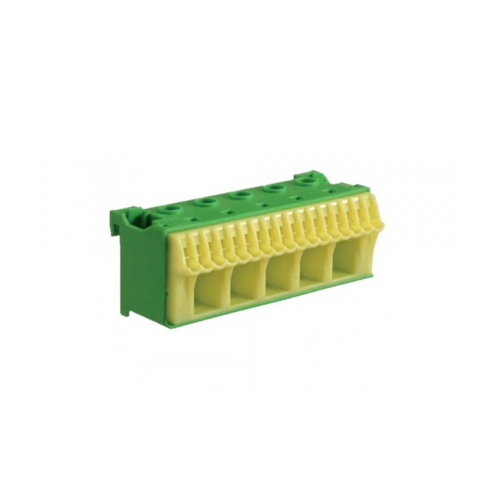 Hager - Bornier Terre sans VIS - 17x4 mm² + 5x25 mm² - Réf : KN22E