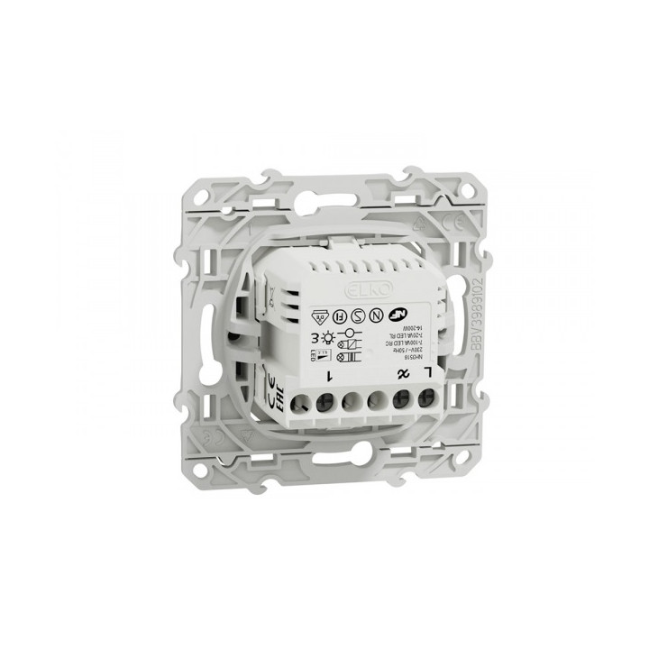 Schneider - Variateur rotatif Bluetooth Odace Wiser - 2 fils - Anthracite - Réf : S540513