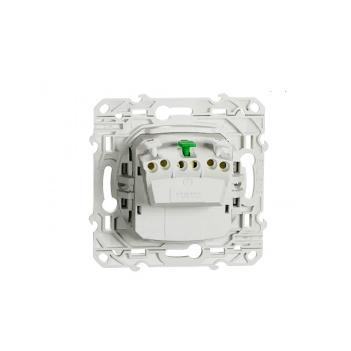 Schneider - Prise de courant Odace - Anthracite - 2P+T - 16A - 250V - Bornes auto - Réf : S540059