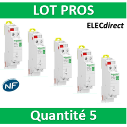 Schneider - Télérupteur RESI9 TL - Unipolaire 16A - 250V - R9PCL116x5