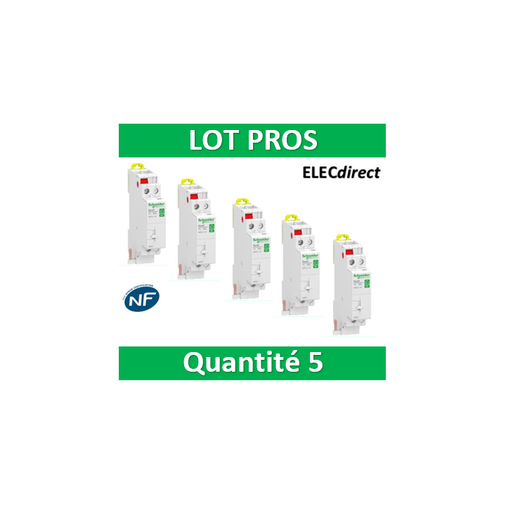 Schneider - Télérupteur RESI9 TL - Unipolaire 16A - 250V - R9PCL116x5