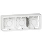 Legrand Mosaic - Cadre saillie 3 postes - 3 x 2 modules - horizontal - 080286