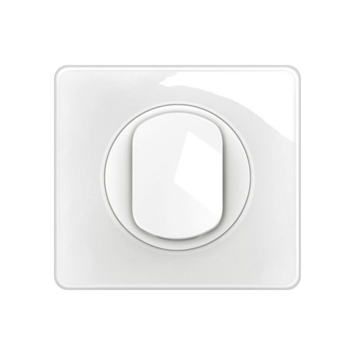 Legrand - Céliane 2024 - Bouton poussoir complet blanc 1 poste - Réf : 080251 + CM0031 + CB0001 + CP0001