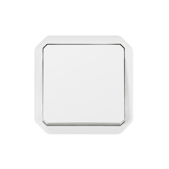 Legrand Plexo - Interrupteur ou Va-et-Vient - 10A - 250V - composable - étanche - IP55/IK08 - Blanc - Réf : 069611L