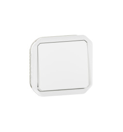 Legrand - Plexo - Interrupteur ou Va-et-Vient - 10A - 250V - composable - étanche - IP55/IK08 - Blanc - Réf : 069611L