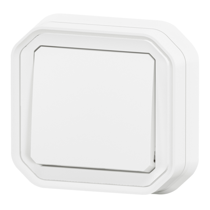 Legrand - Plexo - Va-et-Vient 10A - encastré complet - IP55 - IK08 - 250V - Blanc - Réf : 070032L